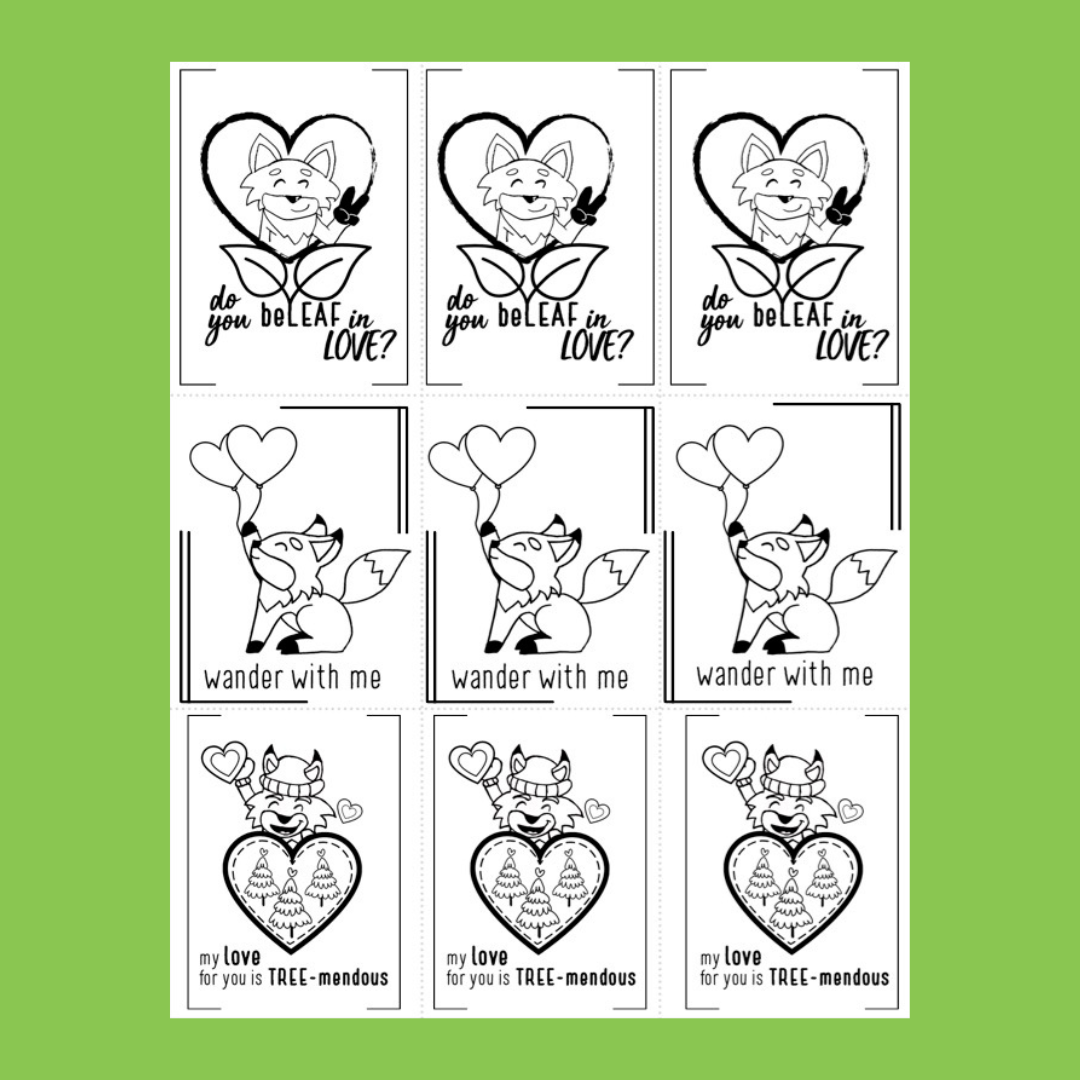 Printable Valentine cards